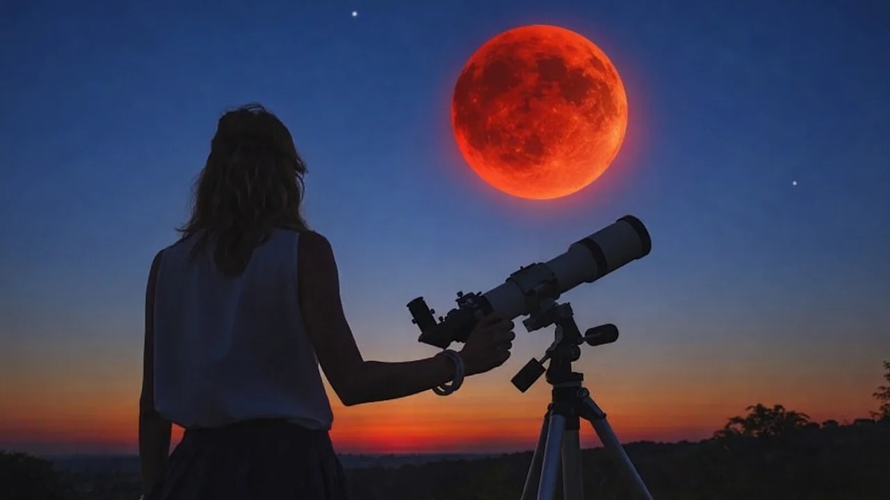 Ochenta y dos minutos teñida de rojo: la Luna de Sangre cubrirá el cielo argentino en un espectáculo único