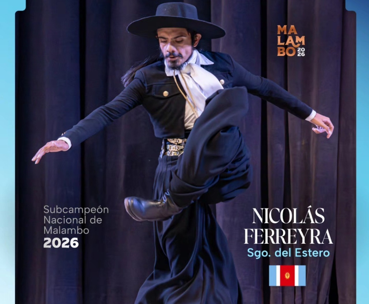 Orgullo santiagueño: "Llaverito" Ferreyra se consagró Subcampeón Nacional en Laborde