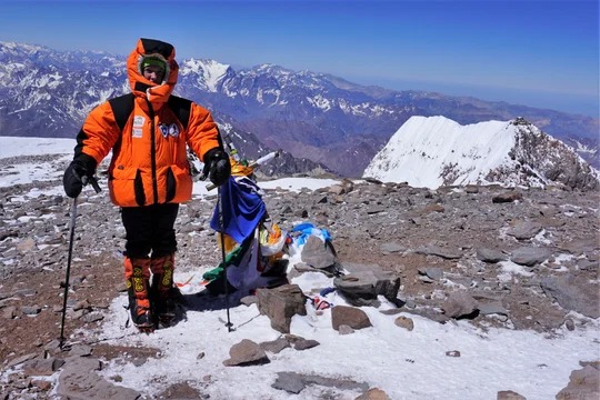 Guillaume Ferey falleció en “La Cueva”, a 6.700 metros de altura, durante su ascenso al “Techo de América”.