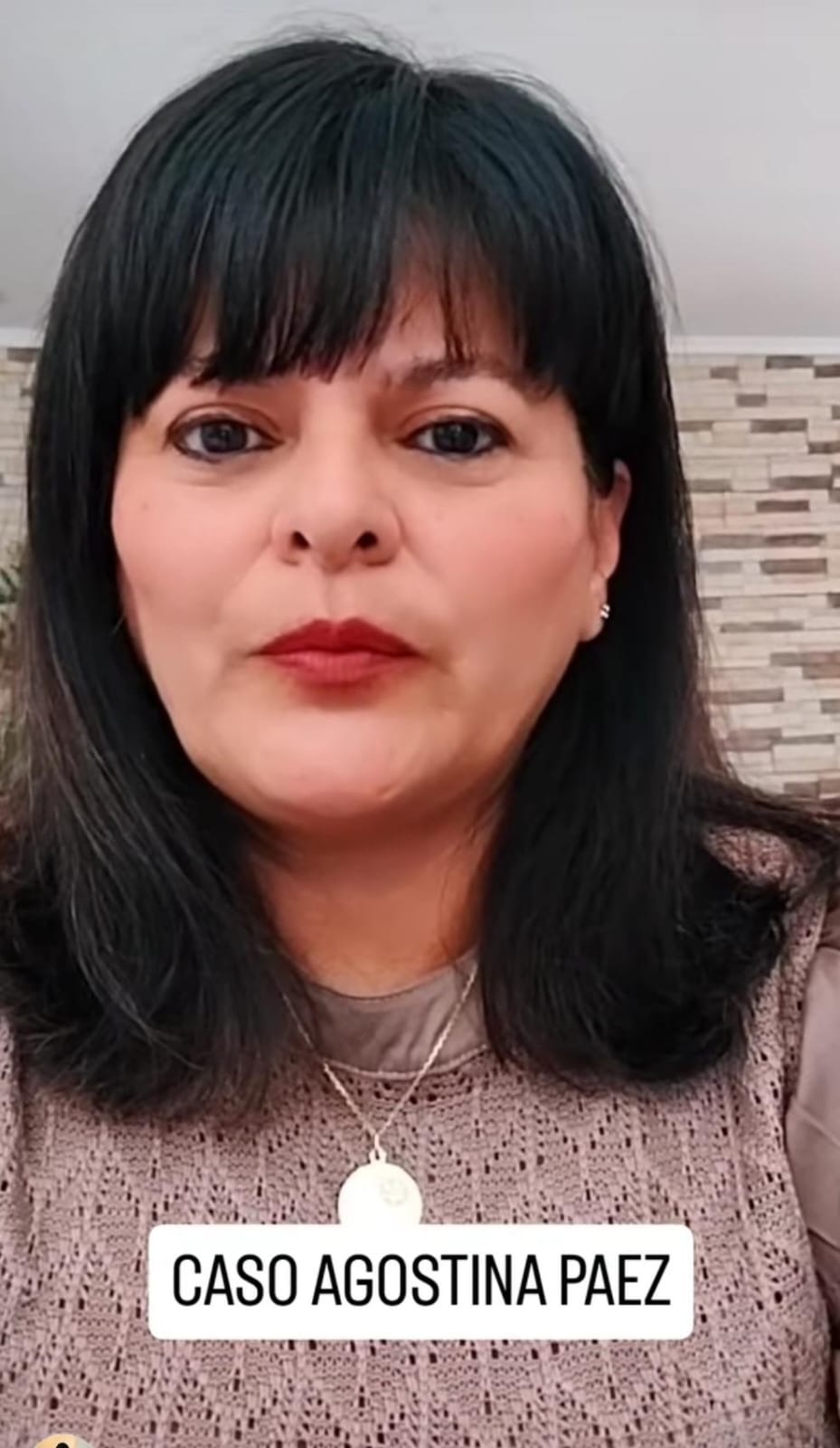 Tía de Agostina Páez pidió cautela y cuestionó la cobertura mediática del caso